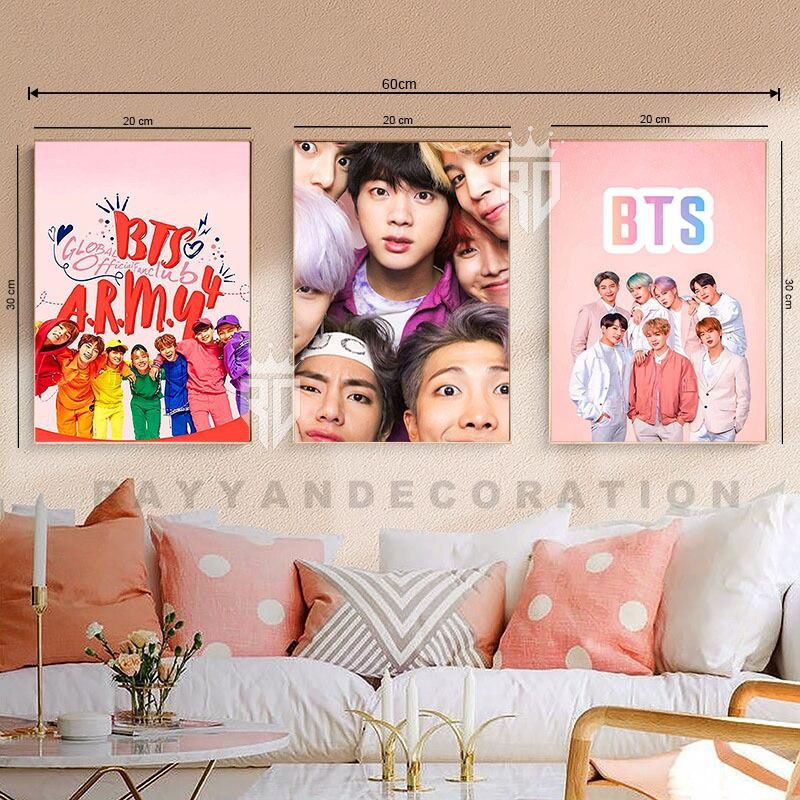 SSS/HIASAN DINDING/BTS/WALLPAPER KAYY/HIASAN RUMAH/DEKORASI DINDING/BISA COD