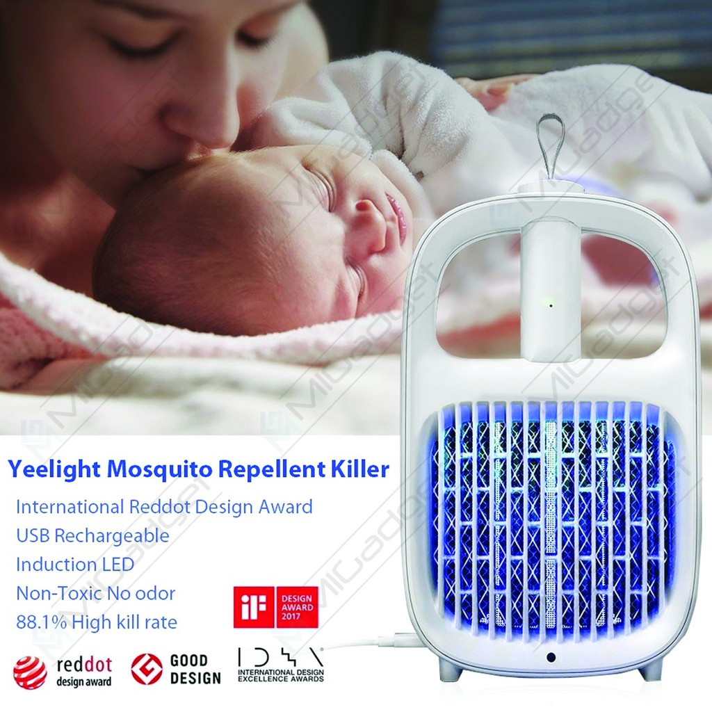 Yeelight 2-in-1 Mosquito Repellent Lamp Swatter Raket Nyamuk