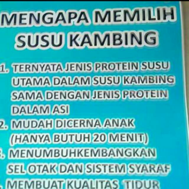 

Susu kambing gomars