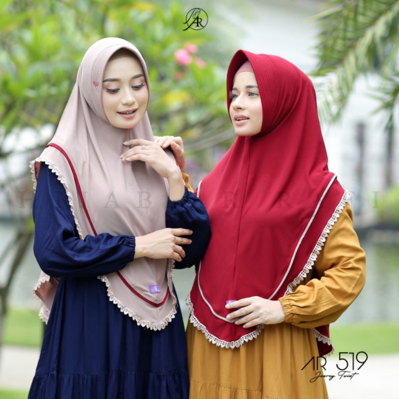 Hijab Arrafi AR519 Jersey Twist