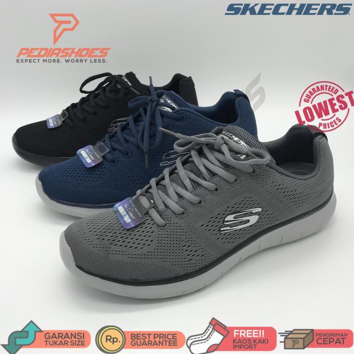 SKECHERS / SEPATU SKECHERS PRIA / SKETCHER / SKECHER FIT FLEX - ROOD