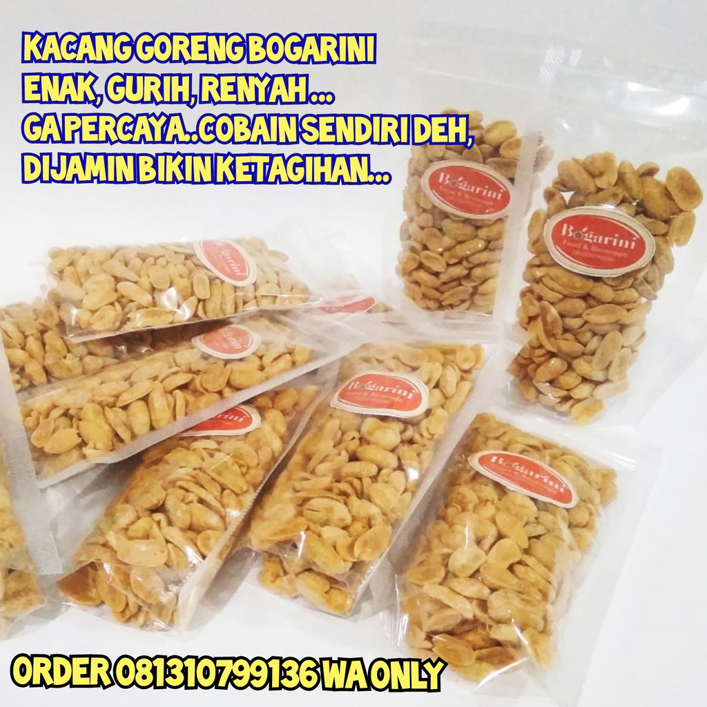 

Kacang Goreng Gurih Garing Renyah Tidak Berminyak Enak Seperti Rasa Mete Enak Bikin Ketagihan 100gr