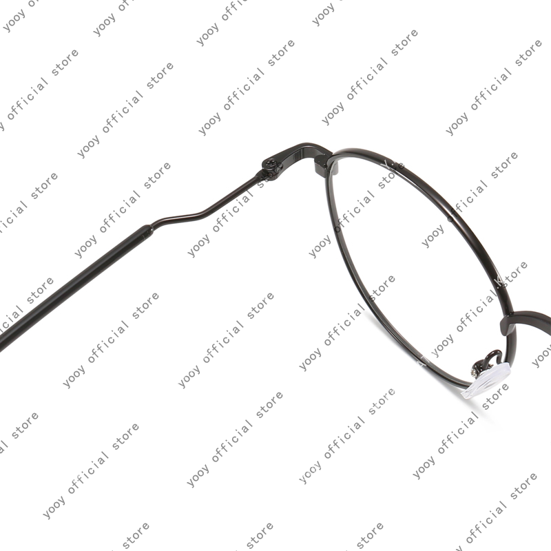 Kacamata Photochromic Anti Radiasi Uv400 Bentuk Bulat Bahan Metal Gaya Korea Untuk Pria Dan Wanita