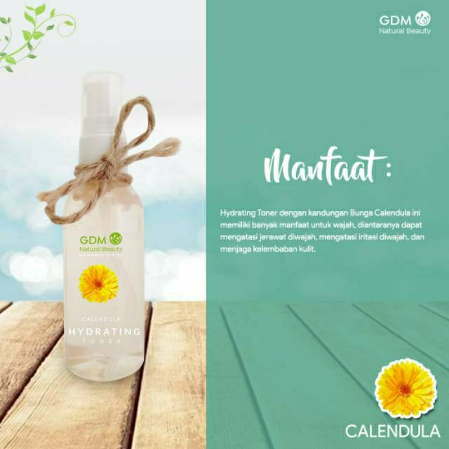 Hydrating Toner Calendula GDM Natural Beauty