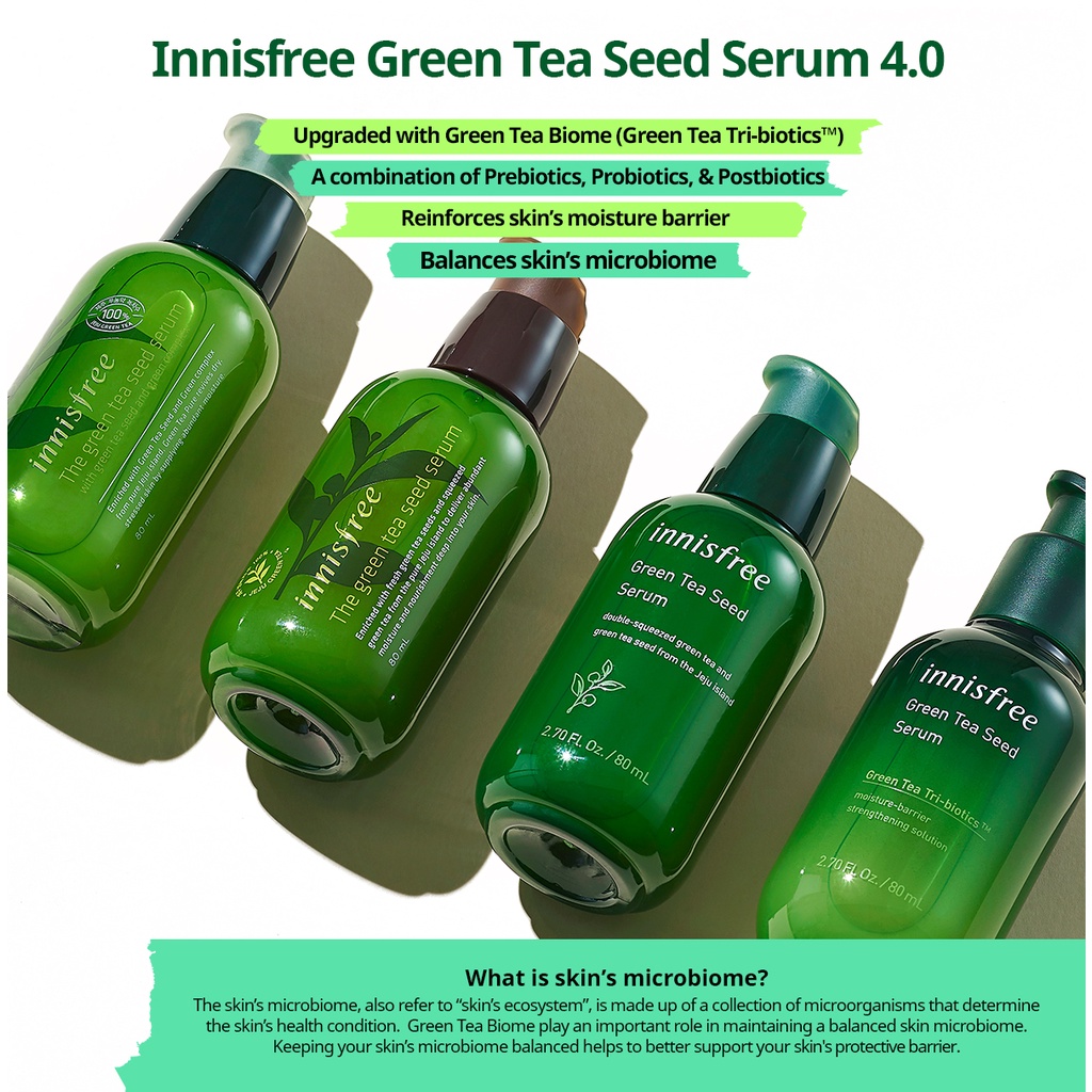 [BPOM] INNISFREE - The Green Tea Seed Serum 80ml | 15ml