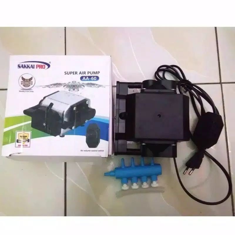 Sakkai pro AA60 AA 60 air pump aquarium kolam ikan