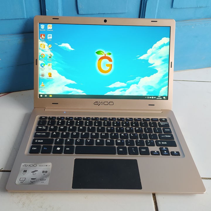 Axioo Mybook 11 Lite Windows 10 Ori Original SSD 64GB RAM 4GB Netbook Notebook Second Slim Tipis