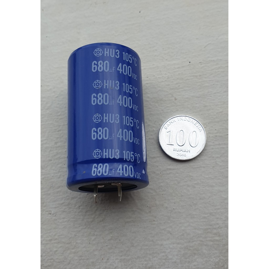 Elco Capacitor Hitachi 680uf 400v Original