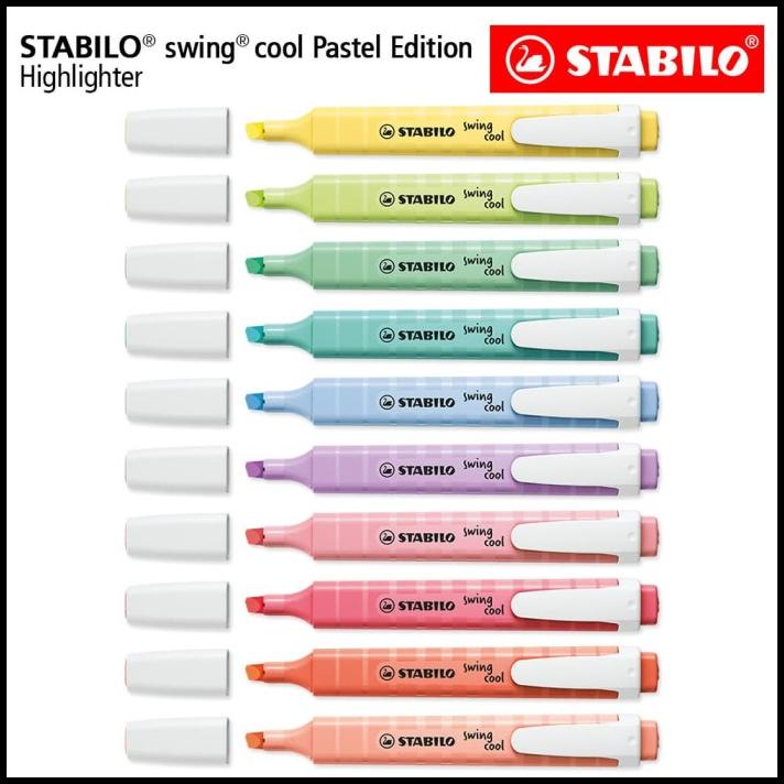 

Heaven | Stabilo Set 10 - Swing Cool Pastel Edition All / Highlighter 10 Pcs
