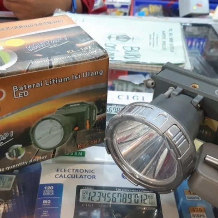 Big Promo Terbaru Head | Senter Kepala Dony Kl-187 Cahaya Kuning 20 Watt