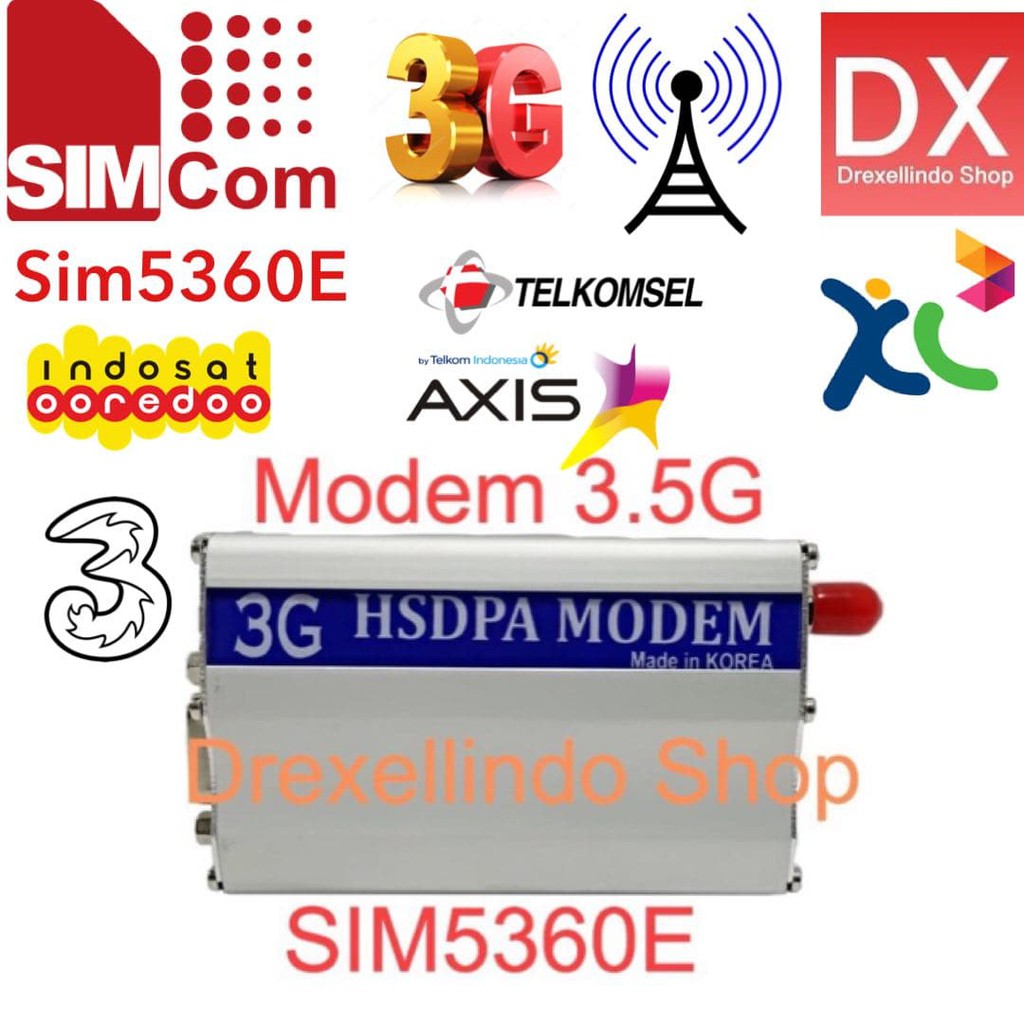 Modem Satuan 3G SIM5360E USB RS232