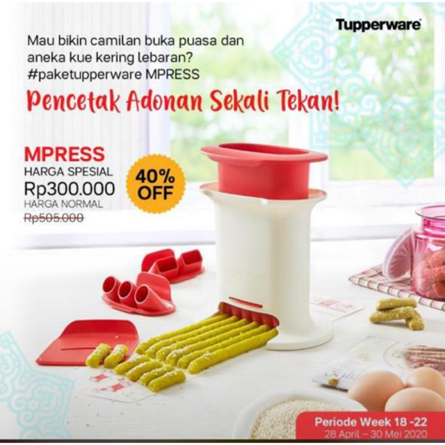 M Press Tupperware