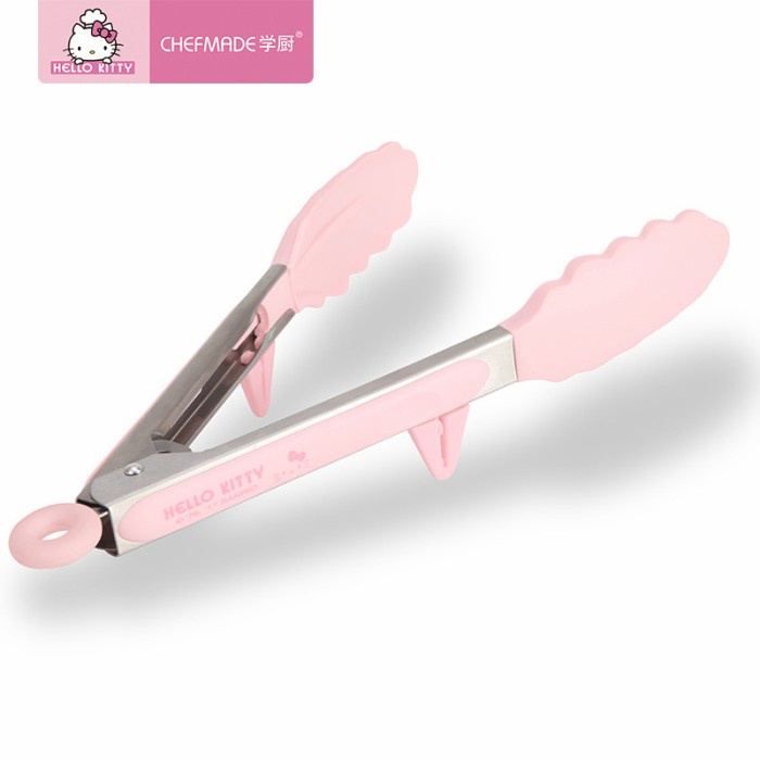 Chefmade kitty silicone food tongs KT7012 /capit makanan