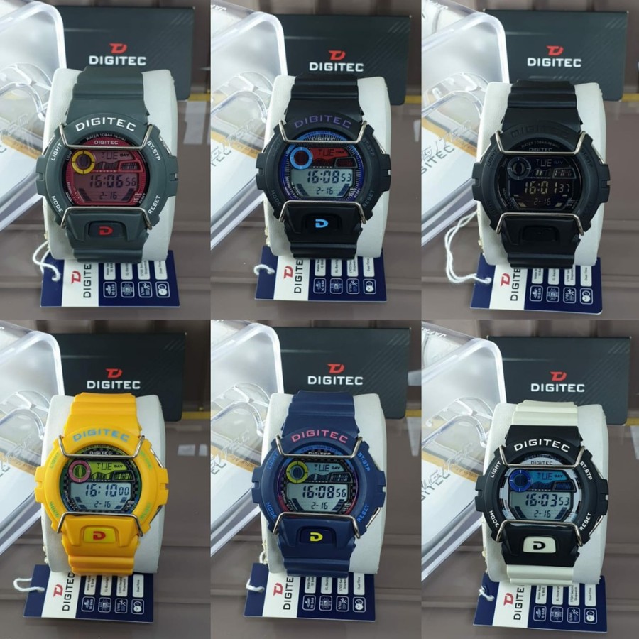 Jam tangan pria digitec 5097 digital kawat sport pria original