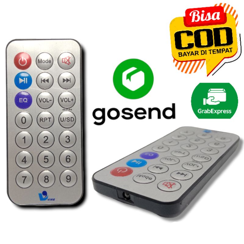 REMOT MP3 PLAYER REMOTE BLUETOOTH MUSIC MODUL MP3 VIRE REMOT USB