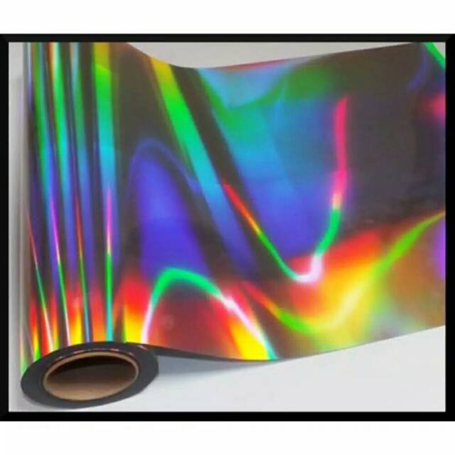 Free Ongkir Bahan Stiker Skotlet Chrome Rainbow Pelangi Hologram Shopee Indonesia