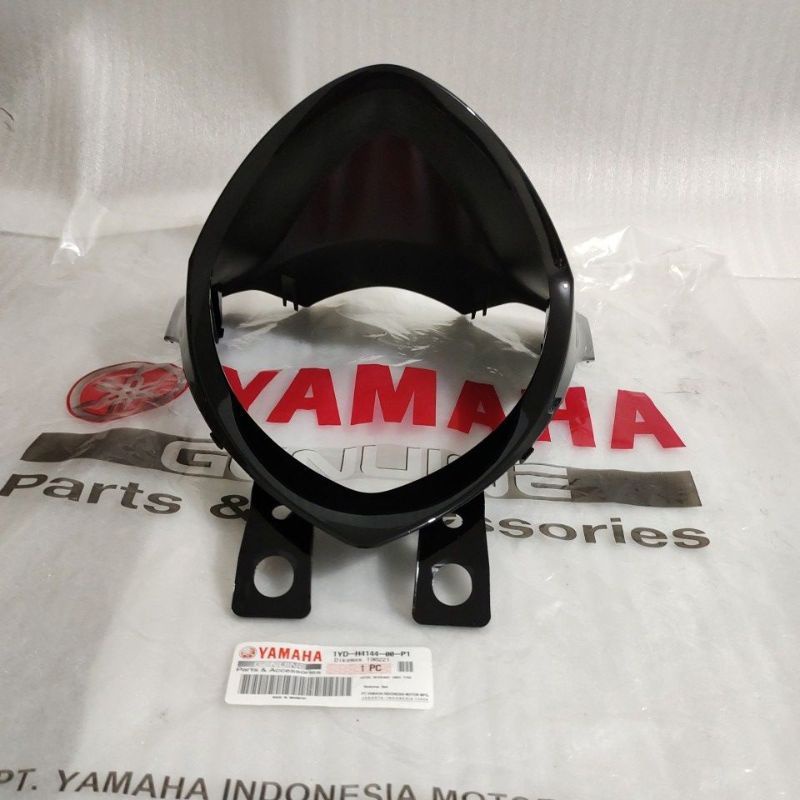 Batok lampu depan hitam Yamaha Fino F1 Ori 1YD-H4144-00-P1