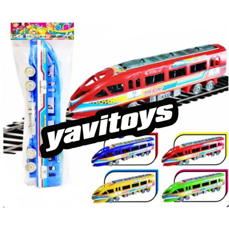 FC 907 MAINAN KERETA API EXPRESS / MAINAN ANAK KERETA API EXPRESS PULL BACK TIDAK MENGGUNAKAN BATERA
