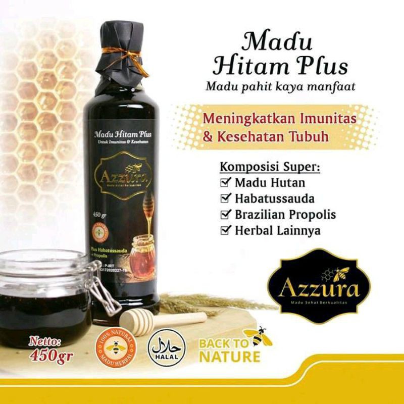 

Madu hitam plus Azzura kaya manfaat