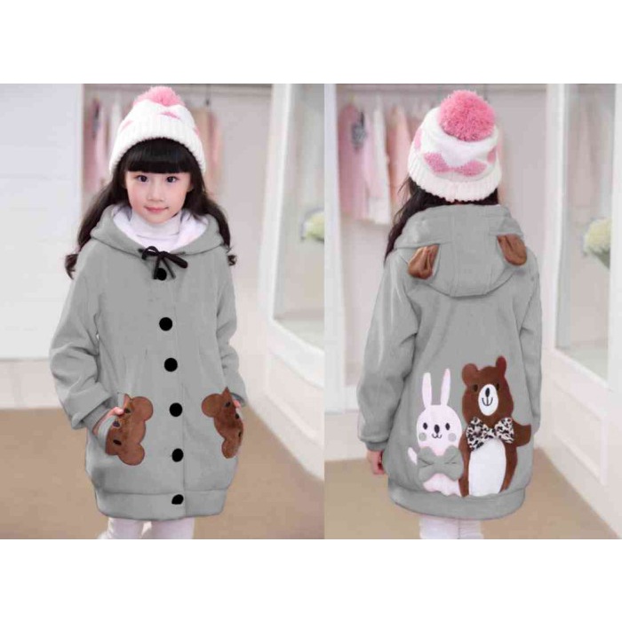 Baju Jaket Anak Perempuan Laki2 modis kekinian Umur 3 4 5 6 Tahun Murah Set Unisex Cewek Cowok Impor
