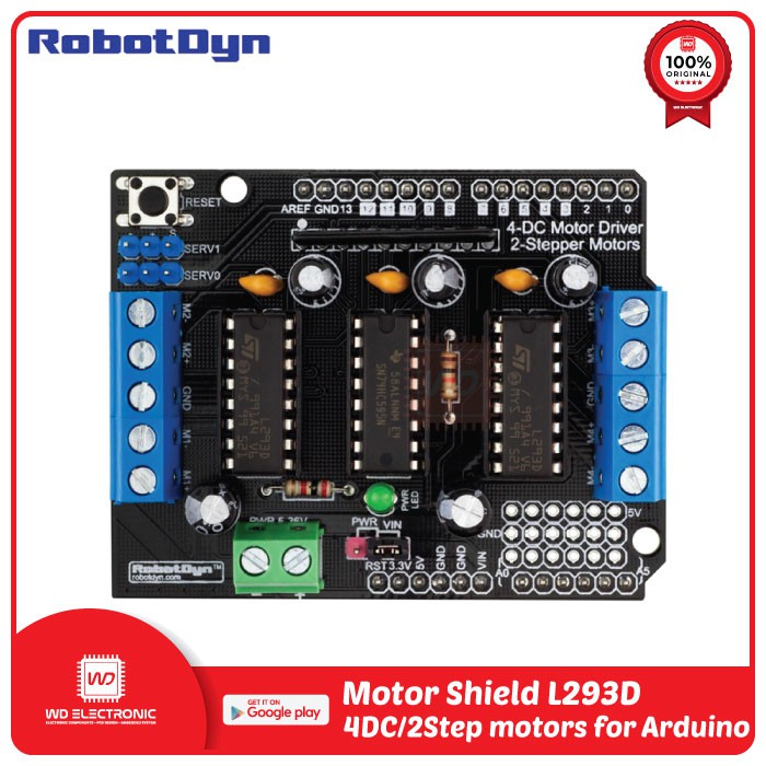 L293D Stepper motor brand RobotDyn L293D Origina