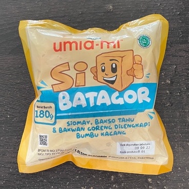 BATAGOR UMIAMI 180GR / UMIAMI SI BATAGOR LENGKAP DENGAN BUMBU KACANG