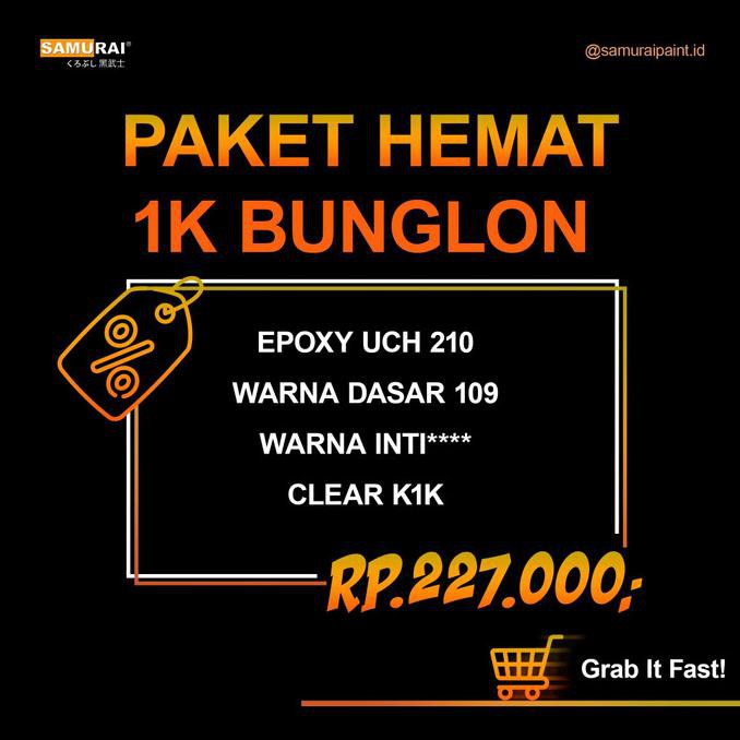 

Sale! Paket Hemat 1K Bunglon, Samuraipaint, Cat Aerosol Termurah
