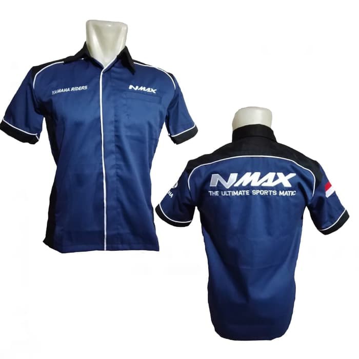 Kemeja Yamaha NMAX Hem Yamaha NMAX Kemeja Bikers Yamaha NMAX PROMO