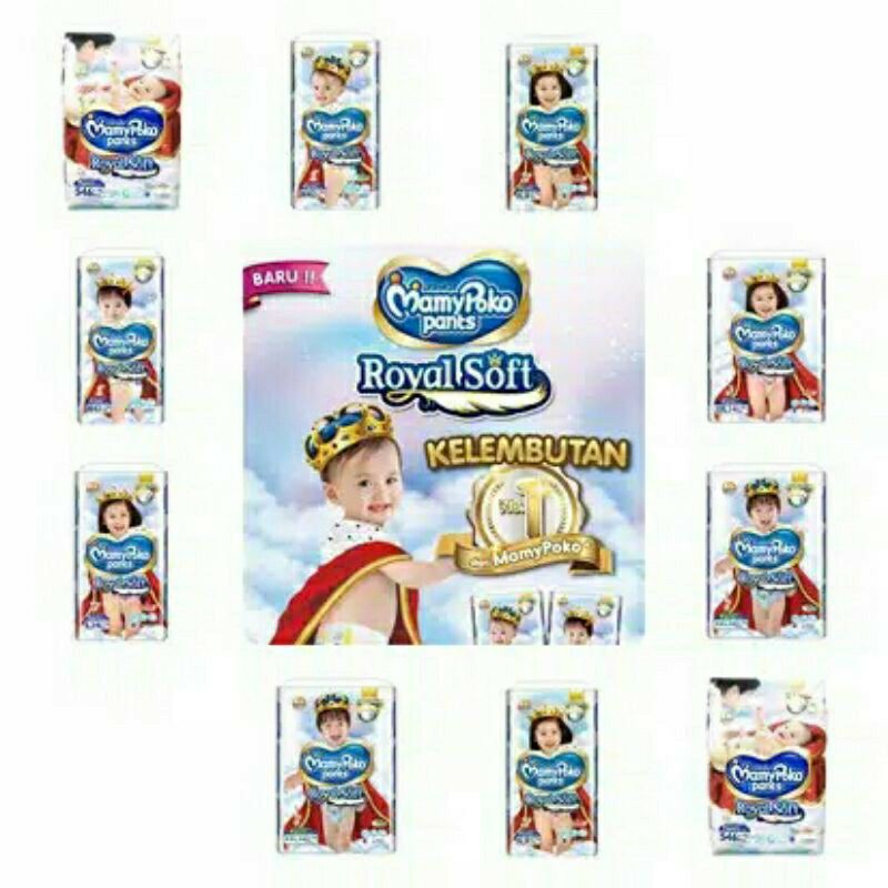 Mamypoko Royal Soft Boy & Girl S38 / M34 / L28