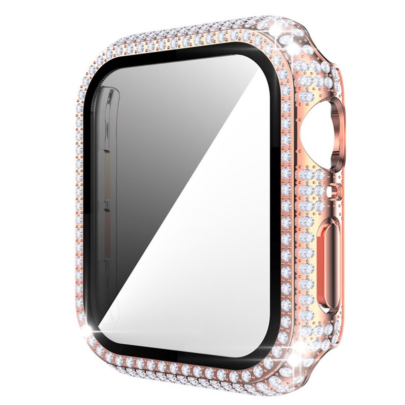 Btsg Kristal Tahan Guncangan Untuk Case for AppleWatch Pelindung Bumper Untuk Shell PC Cover Pelindung Ultra-Tipis Gores Resi