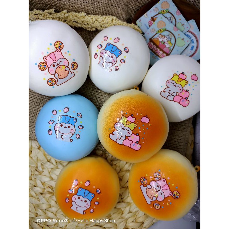 Squishy JUMBO Poli Fruitty Bun Licensed MURMER