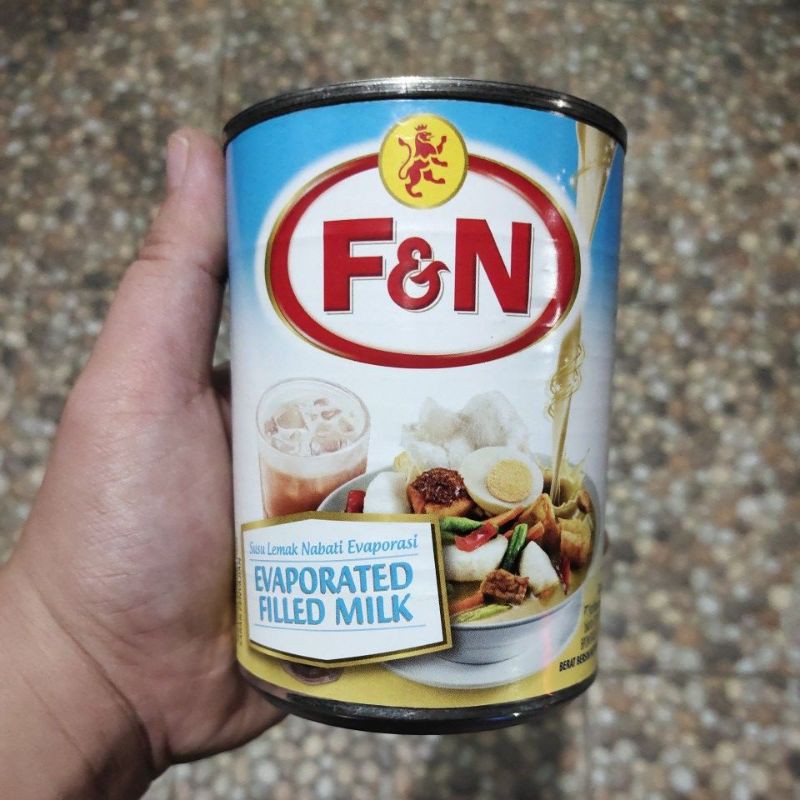 

F&N EVAPORATED MILK (SUSU CAIR LEMAK NABATI EVAPORASI) 380GR