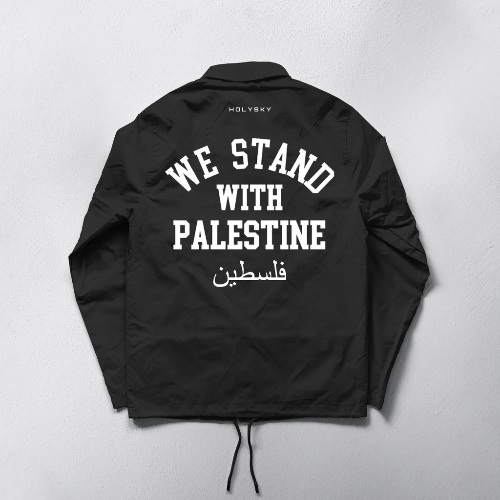 COACH JAKET PARASUT LAND OF JIHAD PALESTINE