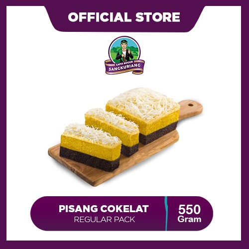 

Lapis Bogor Sangkuriang Pisang Coklat - Reguler Pack (550gr)