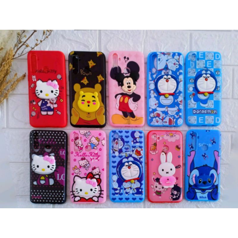 Soft case casing SAMSUNG A70 A70S Karakter Timbul 4D