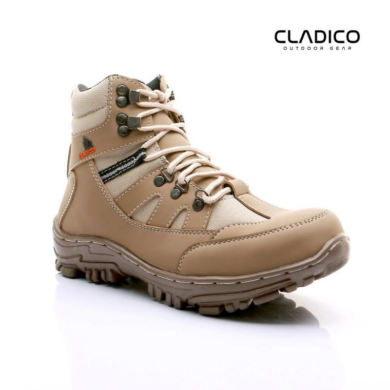 Cladico Roadster High Sepatu Safety Boots Pria Kulit Sintetis Premium Sol Kuat Ringan