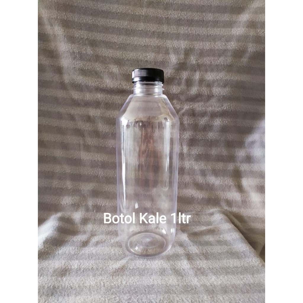 (ISI 6) Botol plastik kale 1liter /Botol minuman/Kale 1liter