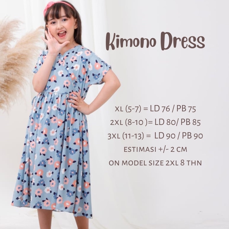 Kimono Anak 5-13th Daster Remaja Daster Anak Daster Rayon Baju Anak Rayon