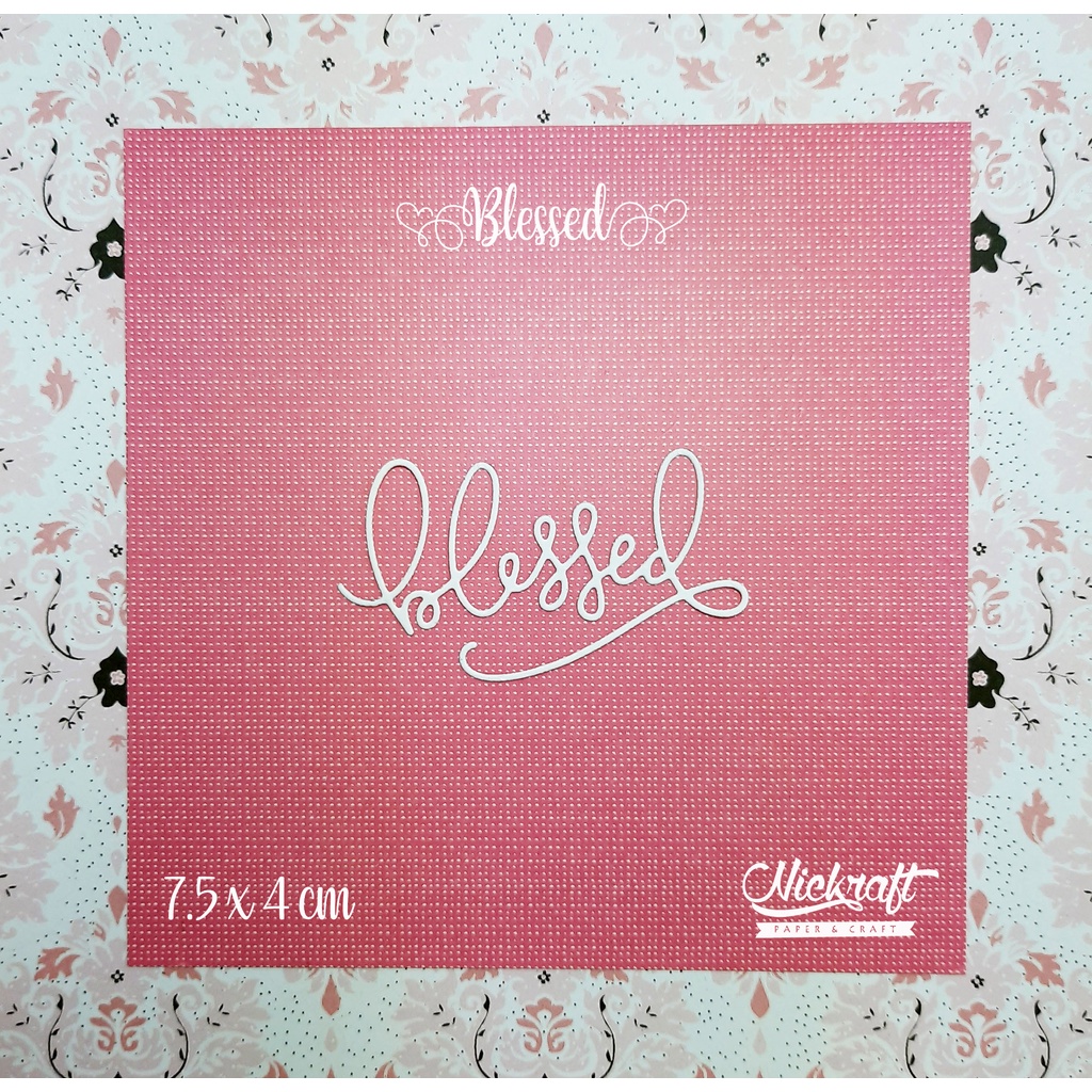 

BLESSED - HIASAN SCRAPBOOK TULISAN KALIMAT SENTIMENT