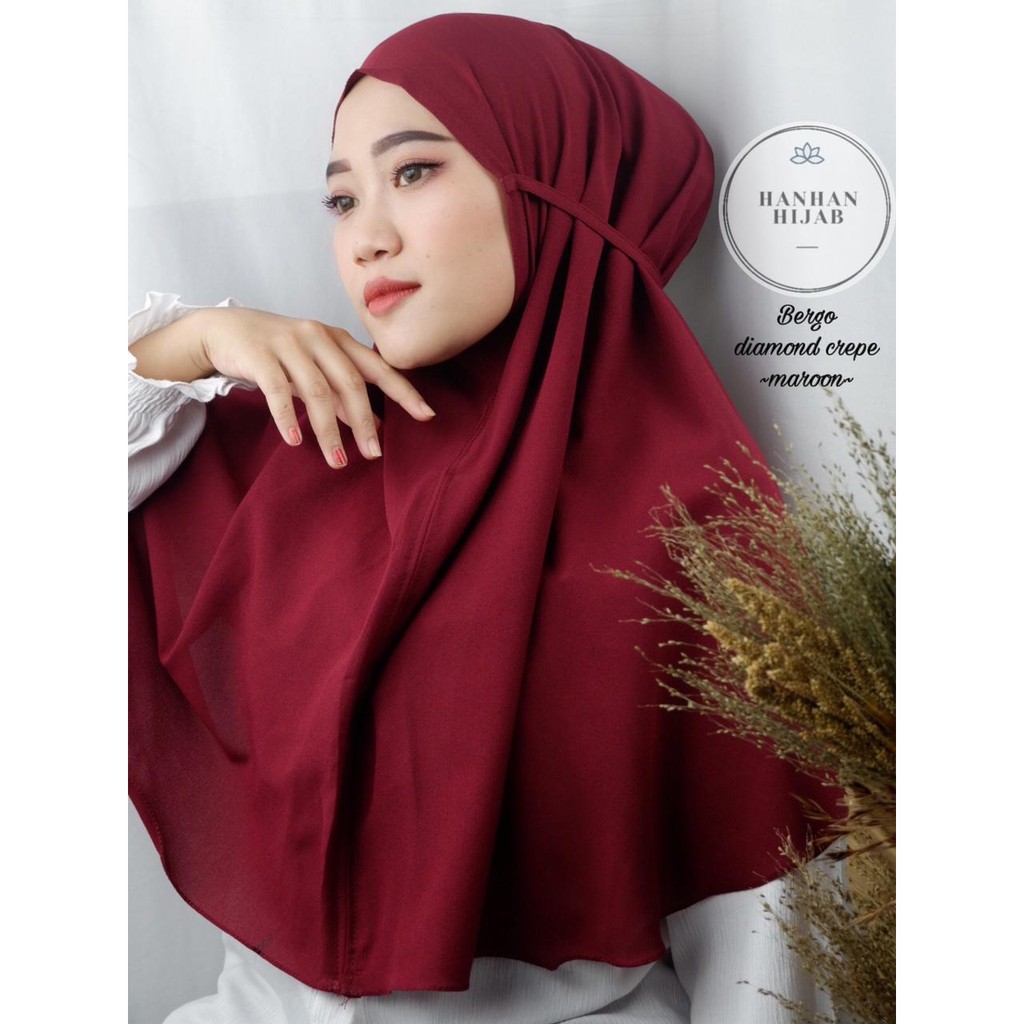 𝗛𝗮𝗻𝗵𝗮𝗻 𝗛𝗶𝗷𝗮𝗯 - Daily Bergo Maryam  (Hijab Instan Diamond)