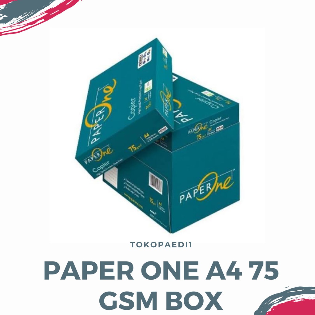 

PAPER ONE A4 75 GSM BOX