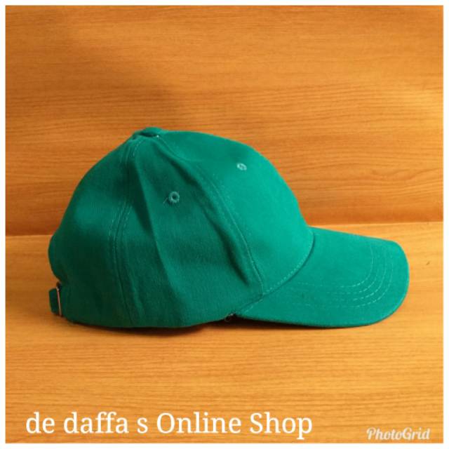 Topi Baseball Dewasa Polos Warna Hijau Turkish Pria Wanita Casual - Hijau turkish