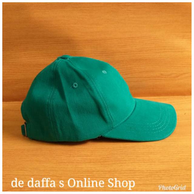 Topi Baseball Dewasa Polos Warna Hijau Turkish Pria Wanita Casual - Hijau turkish