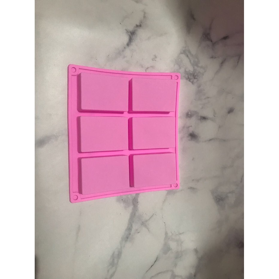 Cetakan Sabun 6  Cavities cetakan silikon