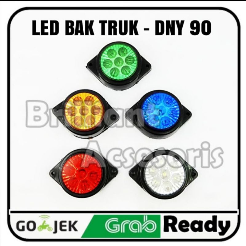 Led Bak Truk Variasi - Dny 90 Bulat / Dny 91 Kotak - 12v / 24v