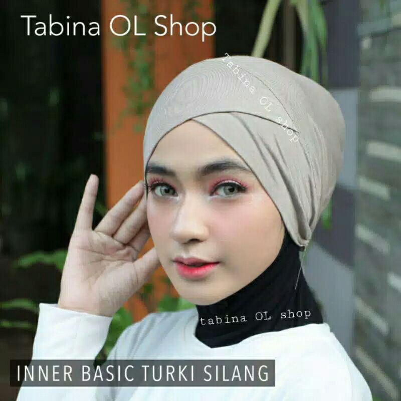 Inner besic silang/Ciput tali silang/inner besic turki silang/ciput kaos premium