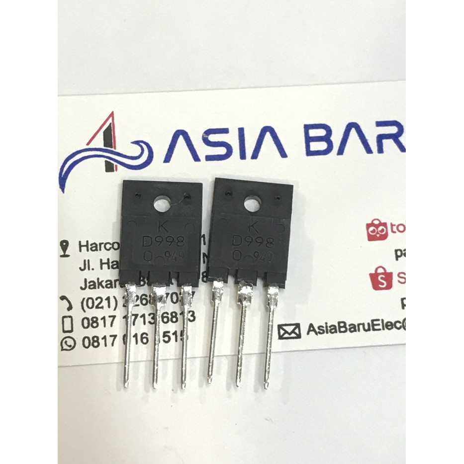 TRANSISTOR D 998 ORIGINAL / D998 ORIGINAL / D998ORI