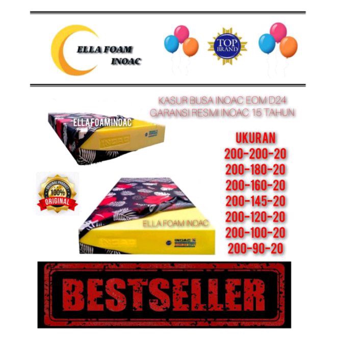 KASUR INOAC EOM D24 | 20CM | VARIAN UKURAN