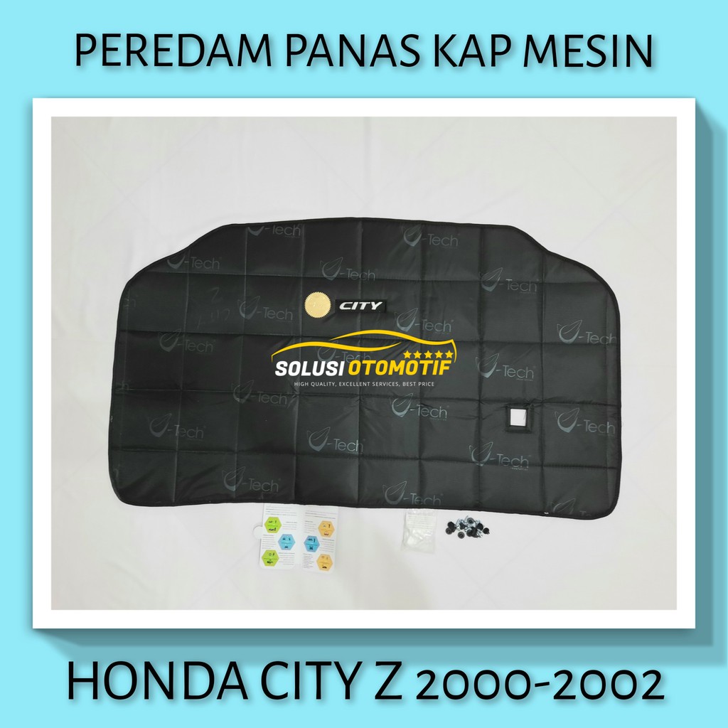 Honda CITY Z 1996-2002 Peredam Panas Kap Mesin Mobil Aksesoris VTECH Ori