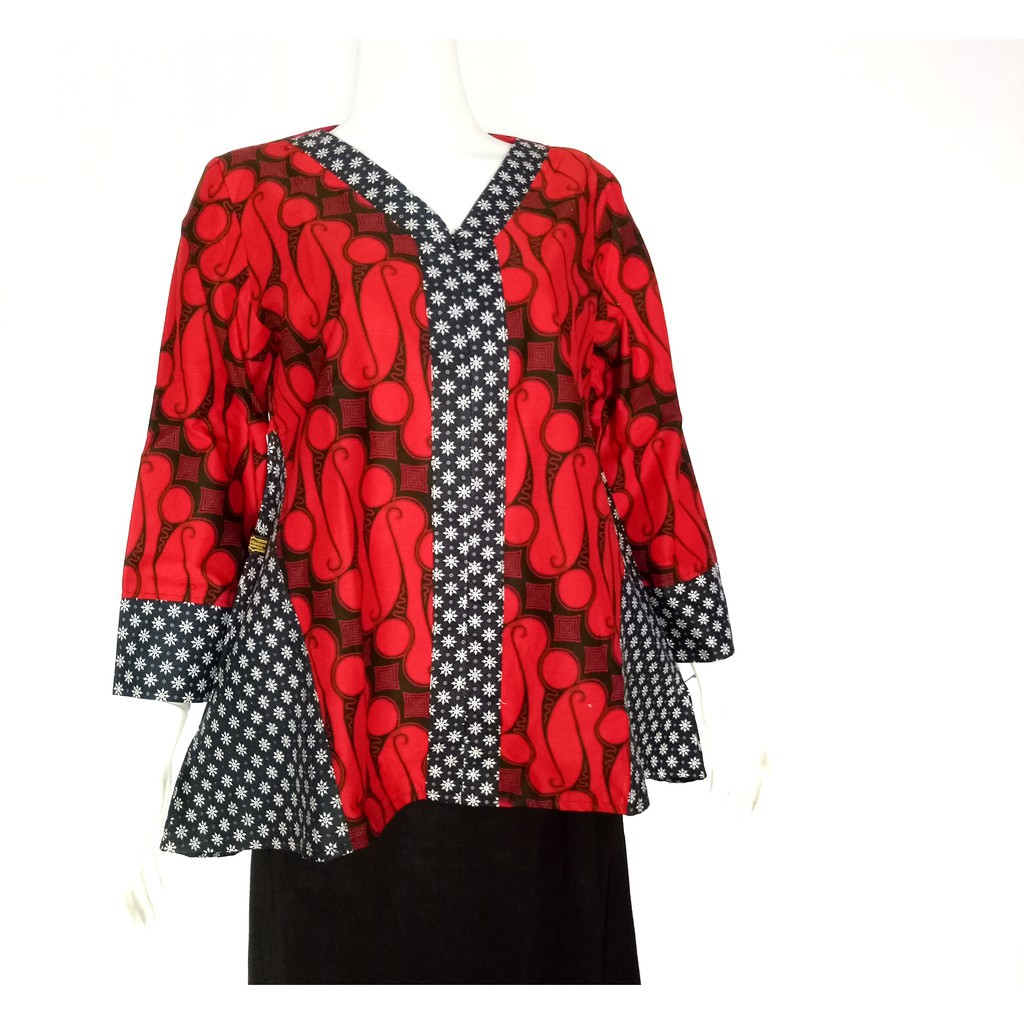 Khusyairi81  batik NAUFAKENCANA-batik premium-batik modern-atasan batik-blouse batik-big size-size